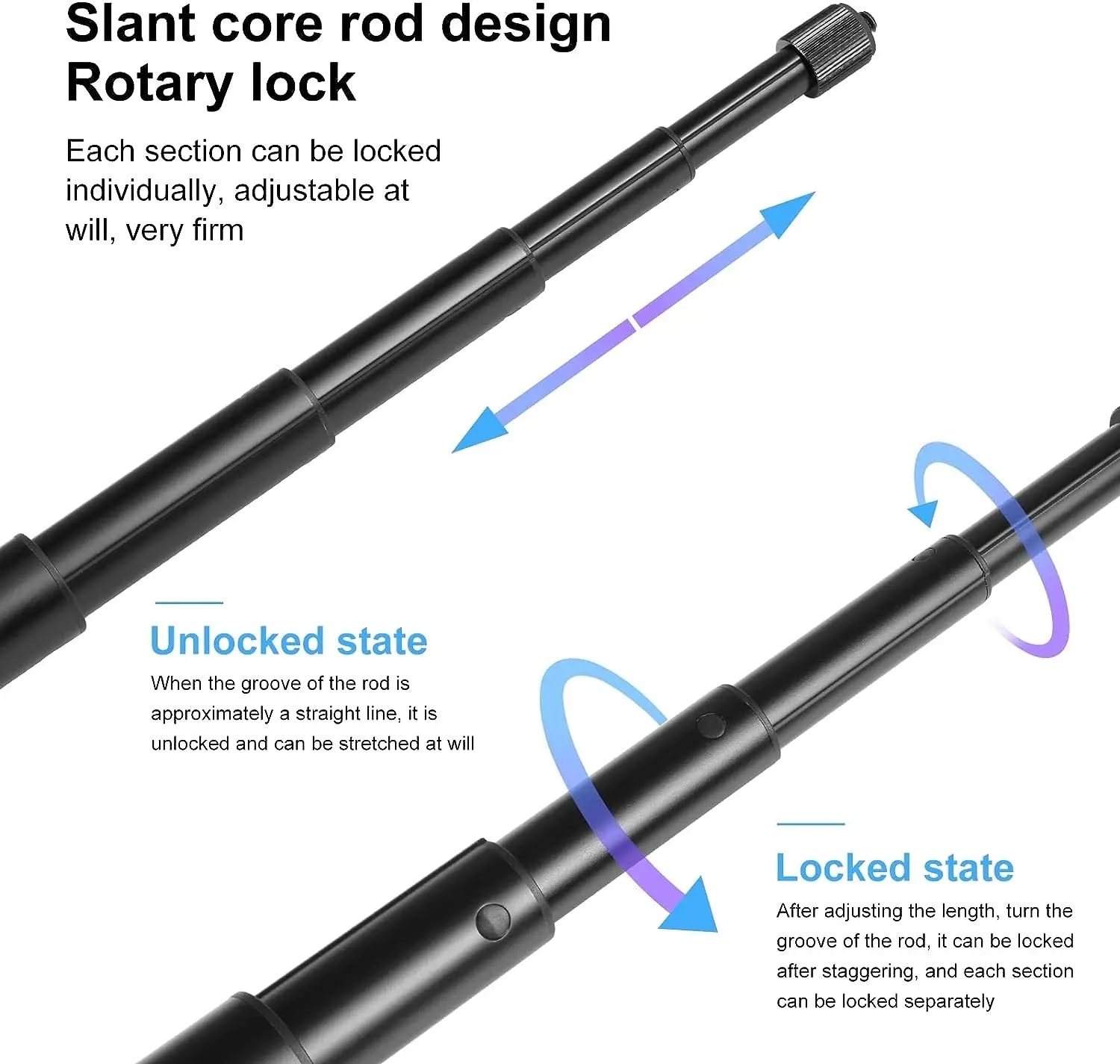 Invisible Extended Edition Selfie Stick Scalable Monopod for Insta360 X2 X3 X4  Accessories For GoPro 12 11 10 9 8 Stick Tripod thumbnail 6