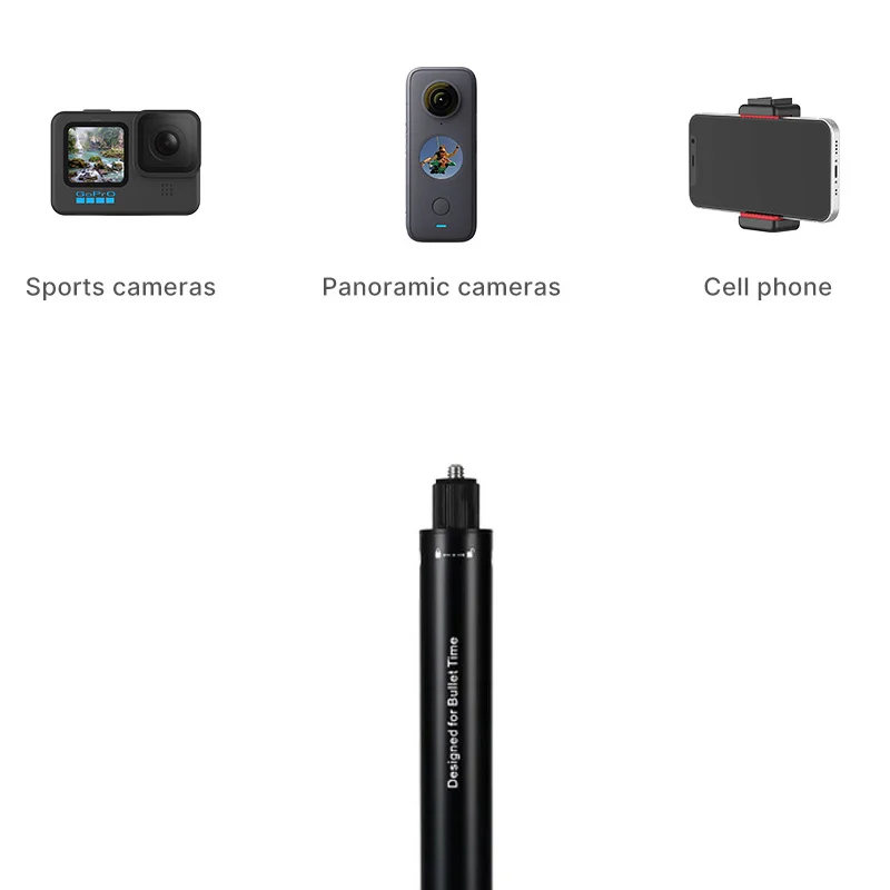 Invisible Extended Edition Selfie Stick Scalable Monopod for Insta360 X2 X3 X4  Accessories For GoPro 12 11 10 9 8 Stick Tripod thumbnail 5