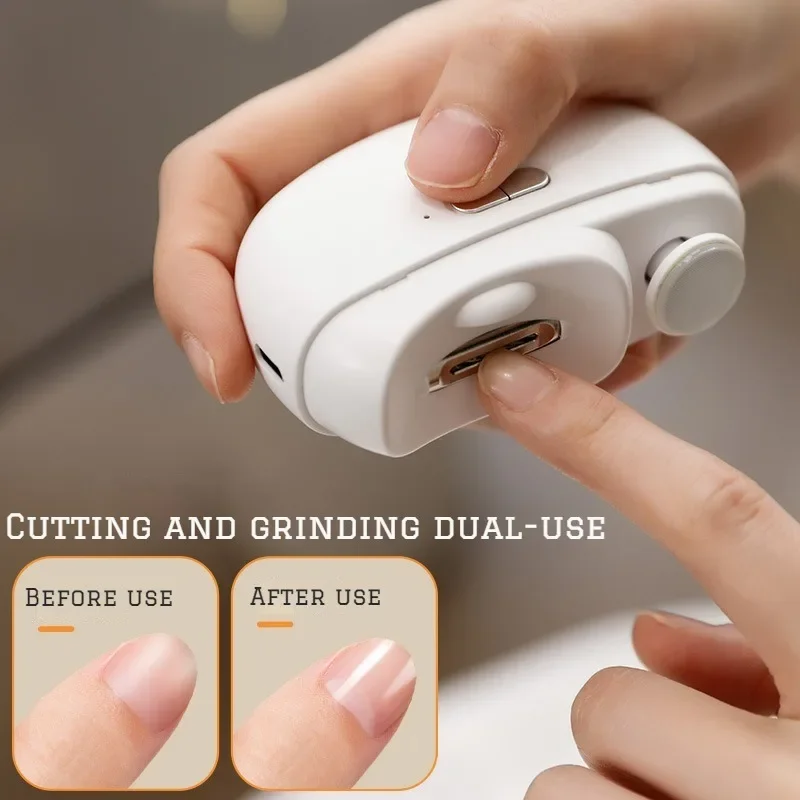 1 Pcs Electric Automatic Nail Clipper Manicure Nail Trimmer For Adult