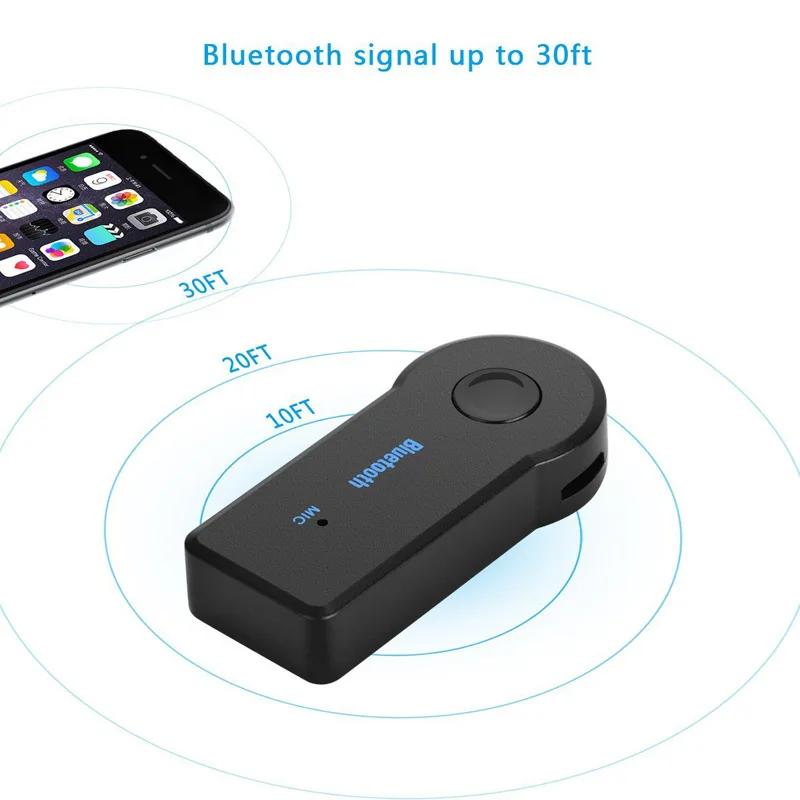 2 in 1 wireless Bluetooth 5.0 receiver 3.5mm jack for car music audio aux A2DP headphone transmitter adapter reciever handsfree thumbnail 6