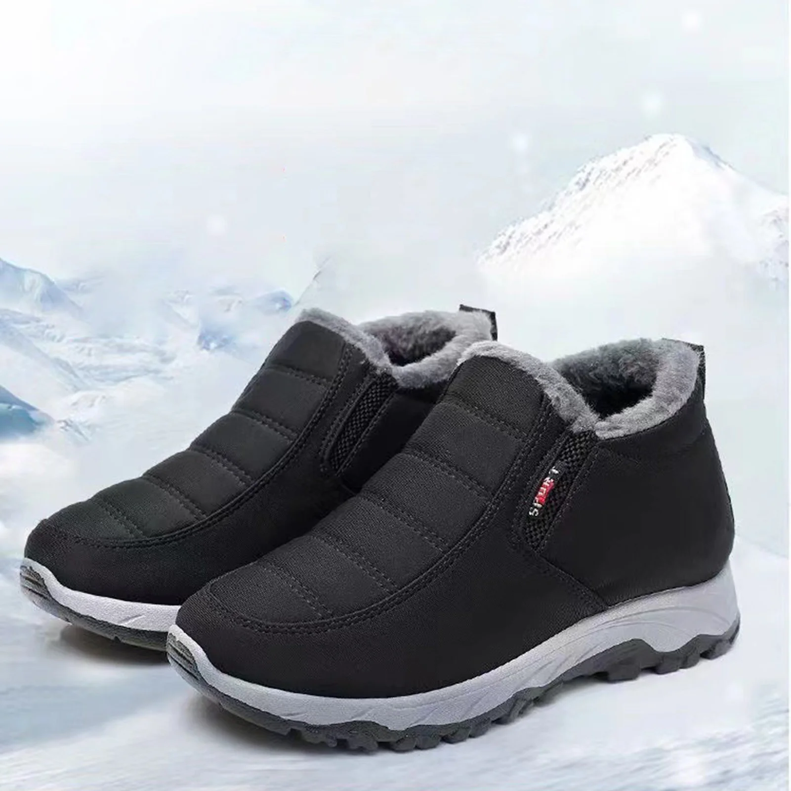 Woman Winter Warm Snow Boots Leisure Anti-slip Winter Walking Fashion Shoes Gift for Girlfriend Women Lover thumbnail 2