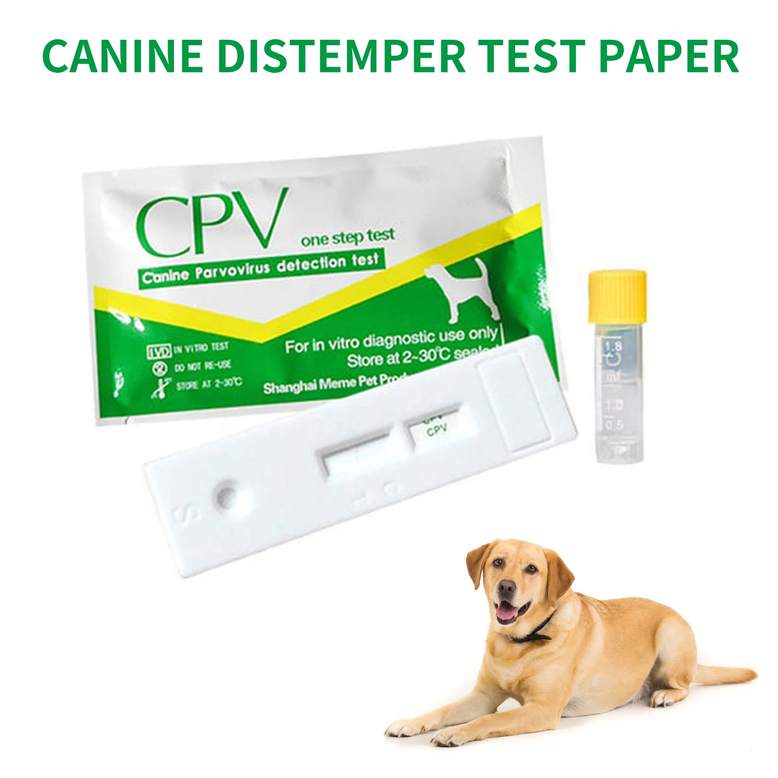 Canine Distemper Test Paper Fast Accurate Canine Dog Distemper Tester Paper Rapid Wellness Detection for Dogs Cats thumbnail 3