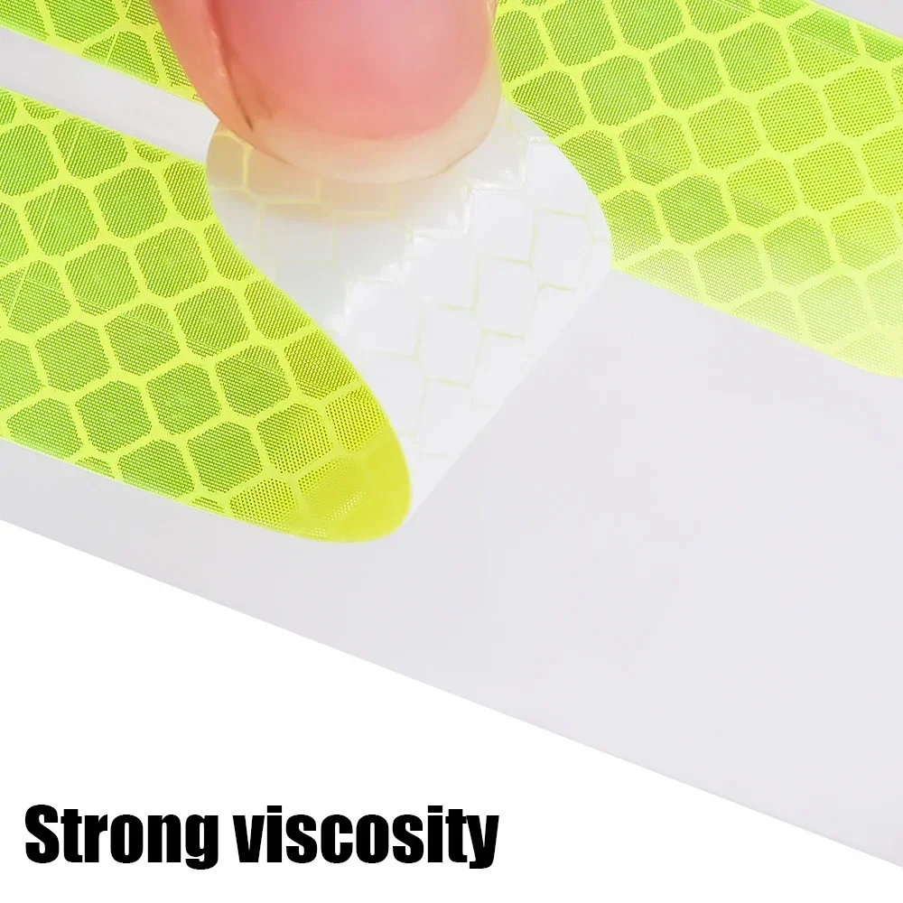 10-100Pcs Motorcycle Helmet Warning Reflective Stickers Night Safety Driving Decorative Strips Sticker Bicycle Moto Car Decals thumbnail 6