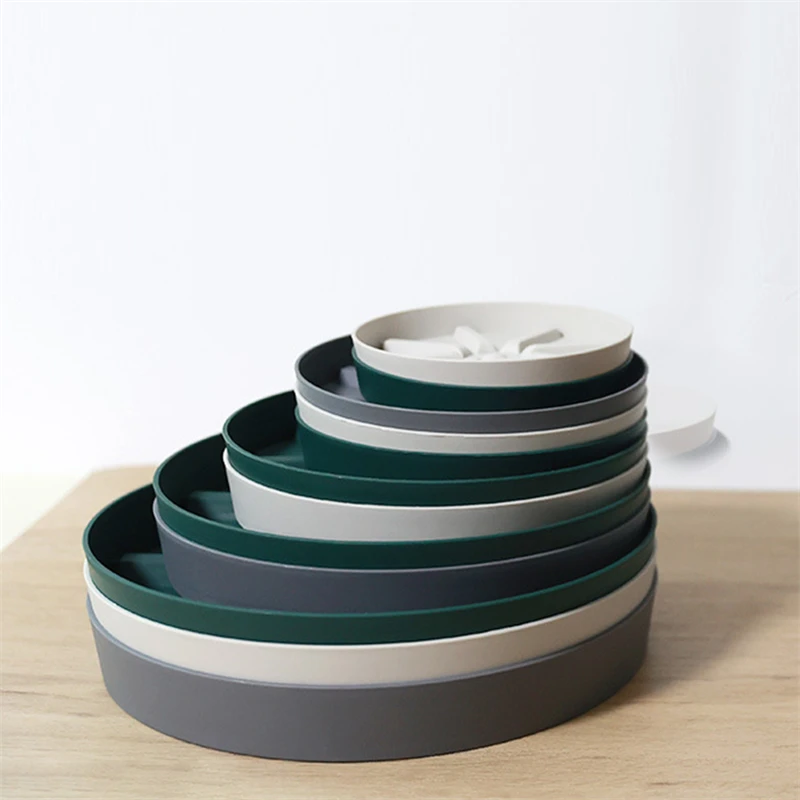 Breathable Pot Tray Round Movable Planter Pallet Outdoor Indoor Tree Flower Planter Stand Daily Use 153-227mm