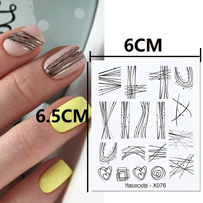 Water Stickers for Nails Stickers for Nails Inscriptions Manicure Sliders Ice Sliders for Nails Flower Sticker Nail Decoration thumbnail 2