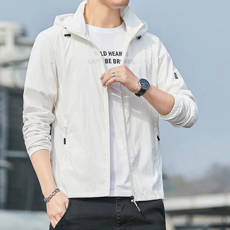 2025Summer Hooded Jacket Men Women Waterproof Sun Protection Clothing Fishing Hunting Clothes Quick Dry Skin Windbreaker thumbnail 3