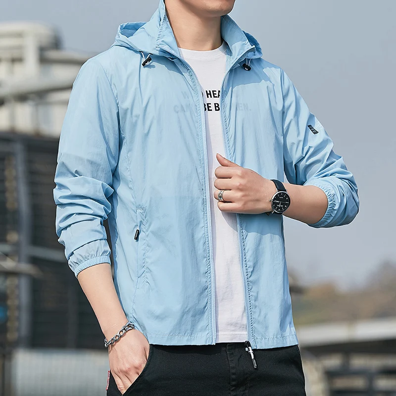 2025Summer Hooded Jacket Men Women Waterproof Sun Protection Clothing Fishing Hunting Clothes Quick Dry Skin Windbreaker thumbnail 6