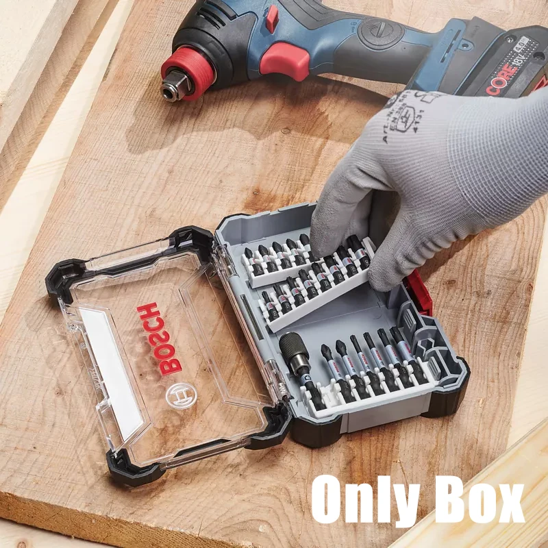 BOSCH 2608522362 Case Impact Empty Medium Screwdriver Storage Box Plastics High Hardness Portable Storage Box Tool Attachments thumbnail 6