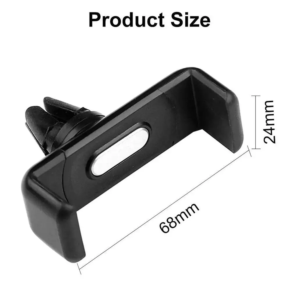 Car Phone Holder For IPhone Smartphone Air Vent Mount Clip 360 Rotation Auto Navigation Bracket Universal For Xiaomi thumbnail 6