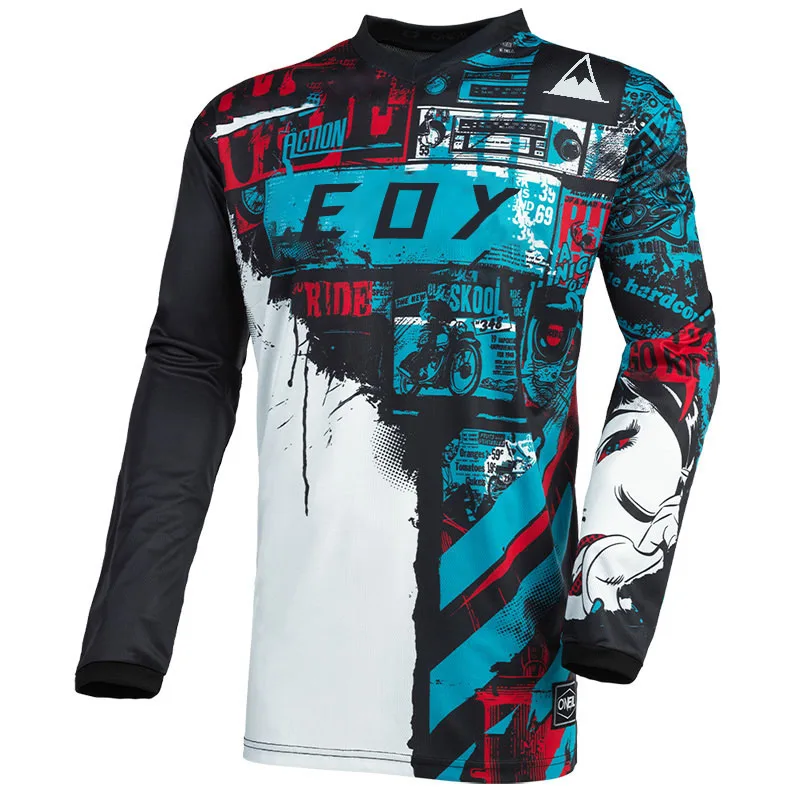 Men's Long Sleeve Motocross Cycling Jersey Eoy Downhill Mountain Bike MTB Shirts Offroad DH Motorcycle Enduro Clothing thumbnail 4