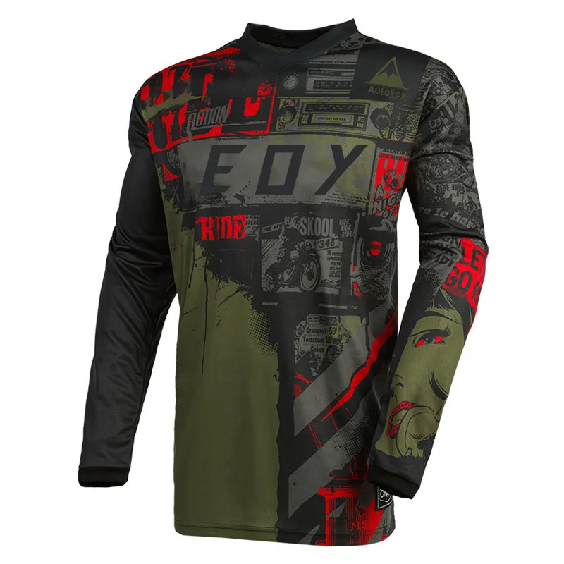 Men's Long Sleeve Motocross Cycling Jersey Eoy Downhill Mountain Bike MTB Shirts Offroad DH Motorcycle Enduro Clothing thumbnail 6