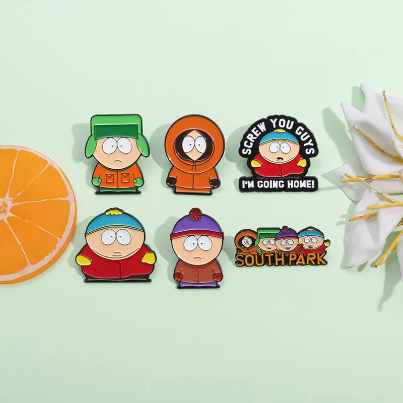 Cute Character Enamel Pins Custom Screw You Cuys Brooches Lapel Badges Funny Jewelry Gift for Friends thumbnail 4