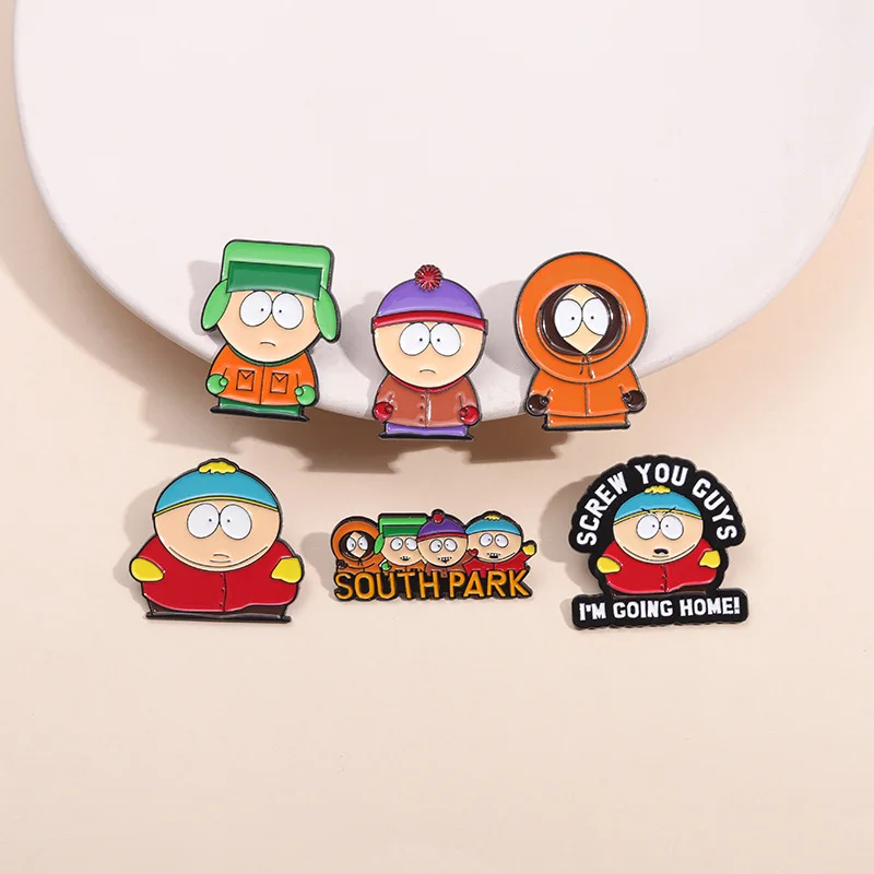 Cute Character Enamel Pins Custom Screw You Cuys Brooches Lapel Badges Funny Jewelry Gift for Friends thumbnail 5
