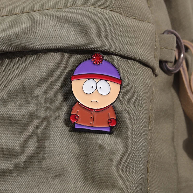 Cute Character Enamel Pins Custom Screw You Cuys Brooches Lapel Badges Funny Jewelry Gift for Friends thumbnail 6