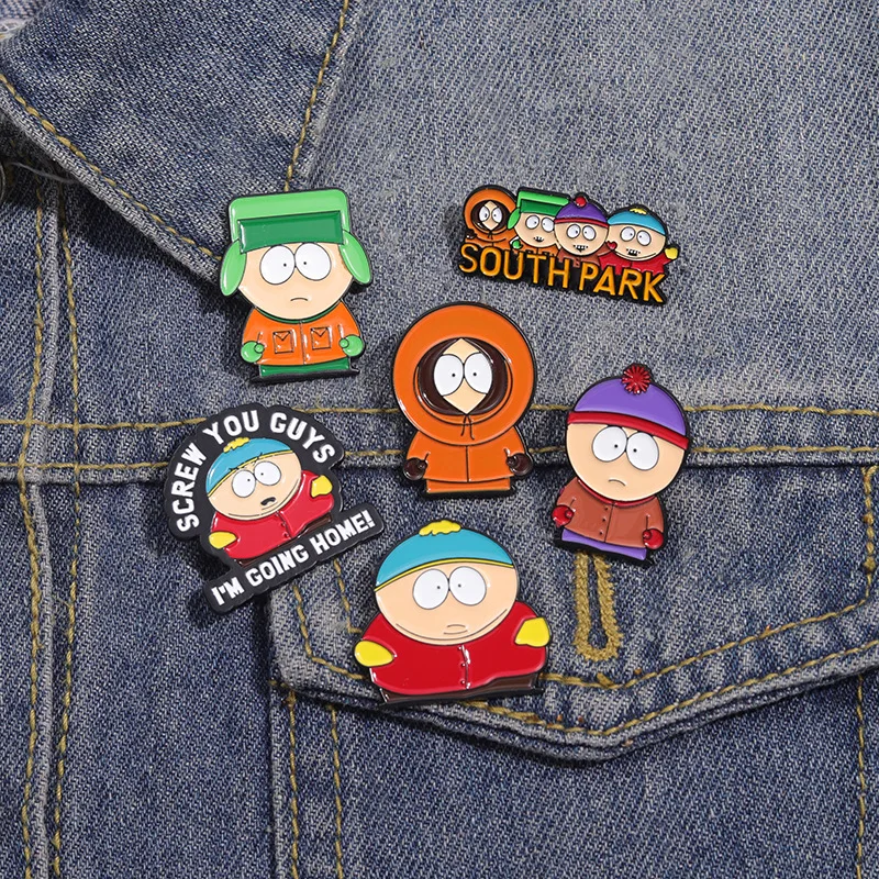 Cute Character Enamel Pins Custom Screw You Cuys Brooches Lapel Badges Funny Jewelry Gift for Friends thumbnail 3