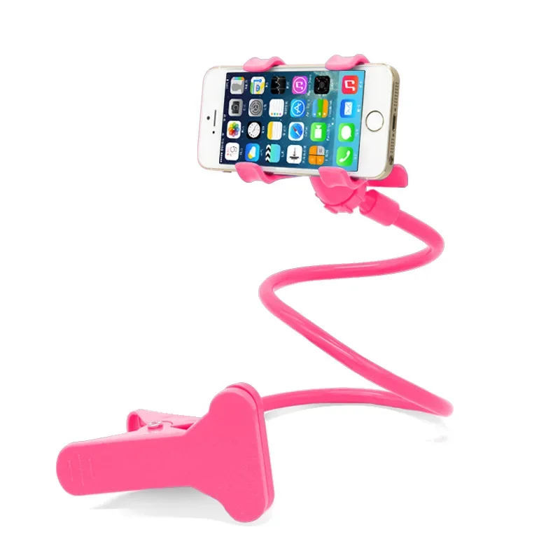 70cm 360 Clip Mobile Phone Holder Stand Portable Flexible Lazy Bed Desktop Bracket Smartphones Desk Bed Mount Stand Base Support thumbnail 2