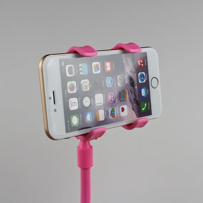 70cm 360 Clip Mobile Phone Holder Stand Portable Flexible Lazy Bed Desktop Bracket Smartphones Desk Bed Mount Stand Base Support thumbnail 5
