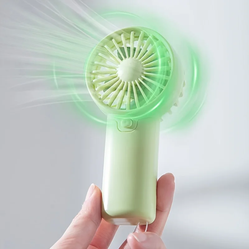 Portable Fan Convenient Creative Small Fan Pocket Hand-held Fan Lightweight Adjustable Cute Handheld Mini Fan Air Coolers thumbnail 6