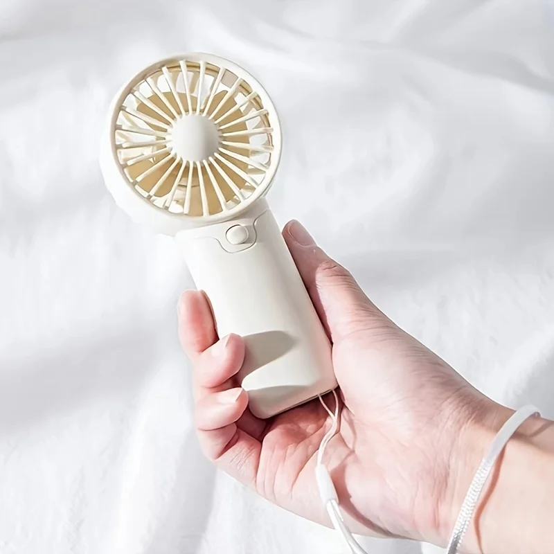 Portable Fan Convenient Creative Small Fan Pocket Hand-held Fan Lightweight Adjustable Cute Handheld Mini Fan Air Coolers thumbnail 4
