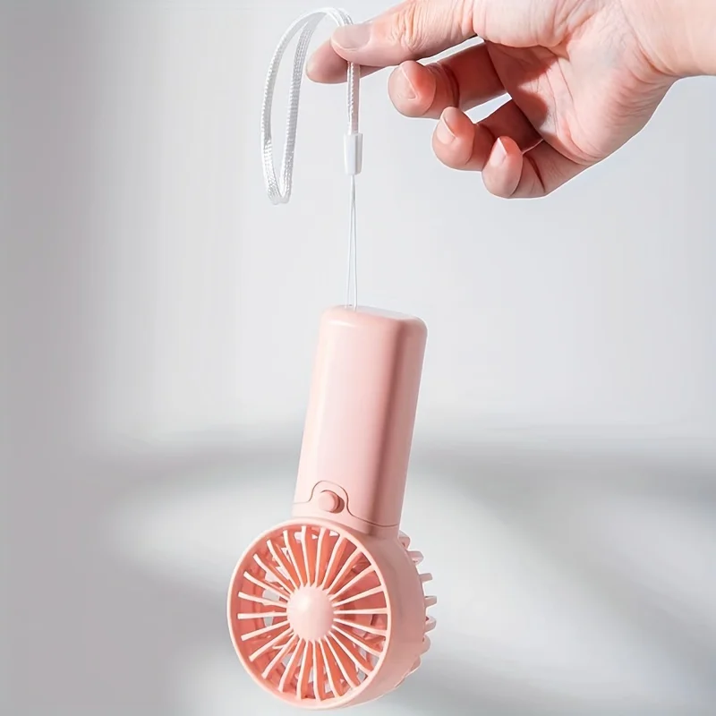 Portable Fan Convenient Creative Small Fan Pocket Hand-held Fan Lightweight Adjustable Cute Handheld Mini Fan Air Coolers thumbnail 5