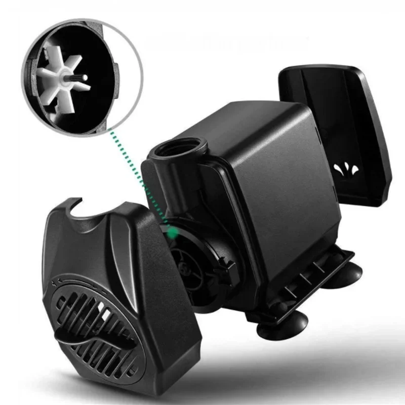 3/5/10/16W LED Light Fountain Pump Fish Tank Water Pump for Rockery Garden Aquarium Decoration Air Pump 110V/220V thumbnail 4