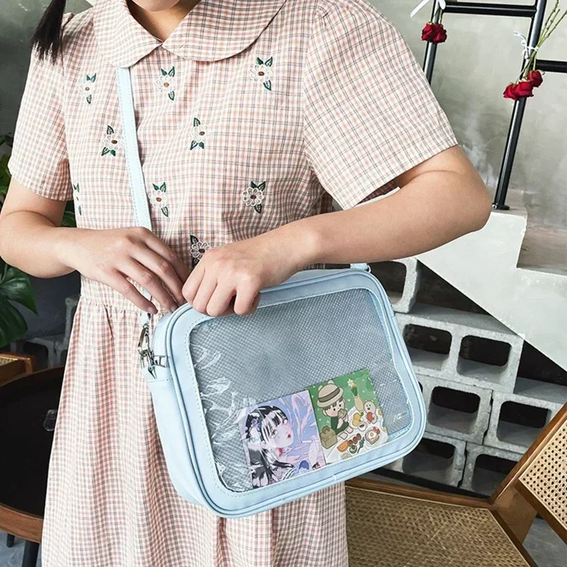 Female Ita Crossbody Bag Womens Transparent Messenger Bag Girls Cute-Lolita Shoulder Bags Teens Fashion Satchels Bag Ins thumbnail 3