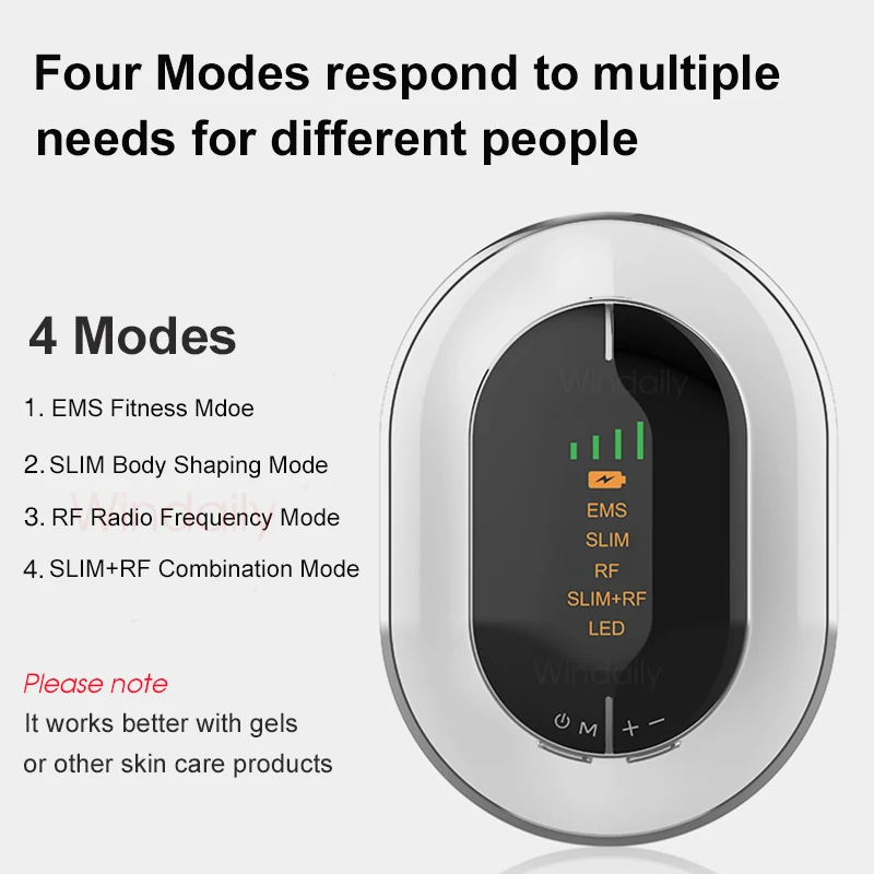 EMS & RF Radio Frequency Body Slimming Machine Fat Burner Slim Shaping Device LED Light Therapy Lose Weight Cellulite Massager thumbnail 6