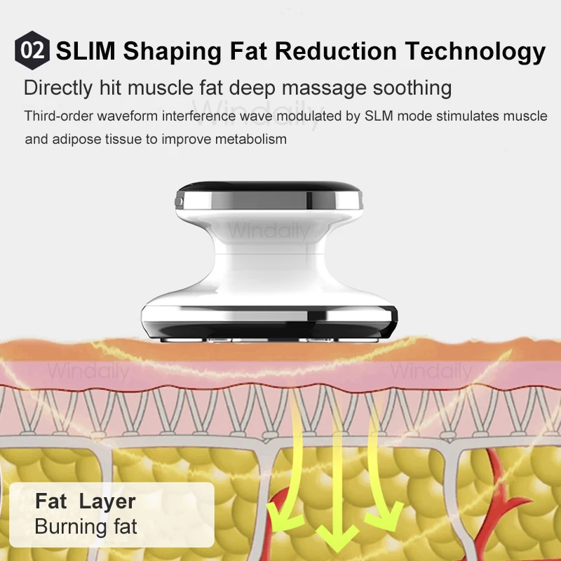 EMS & RF Radio Frequency Body Slimming Machine Fat Burner Slim Shaping Device LED Light Therapy Lose Weight Cellulite Massager thumbnail 3