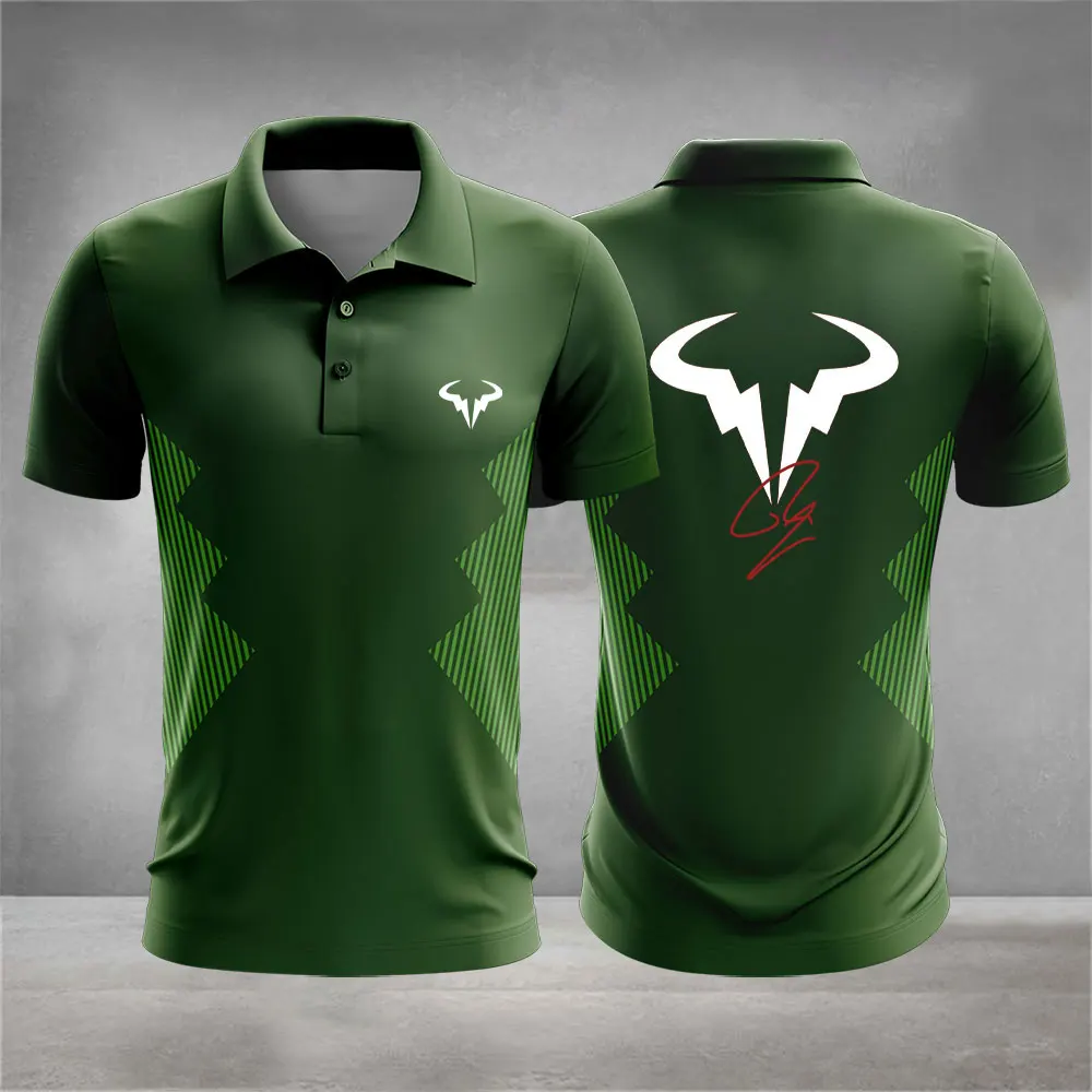 2024 Tennis Clothing Men's Short Sleeve POLO Shirt Fitness Short Sleeve Women's Badminton Clothing Outdoor Training Running Tops thumbnail 4