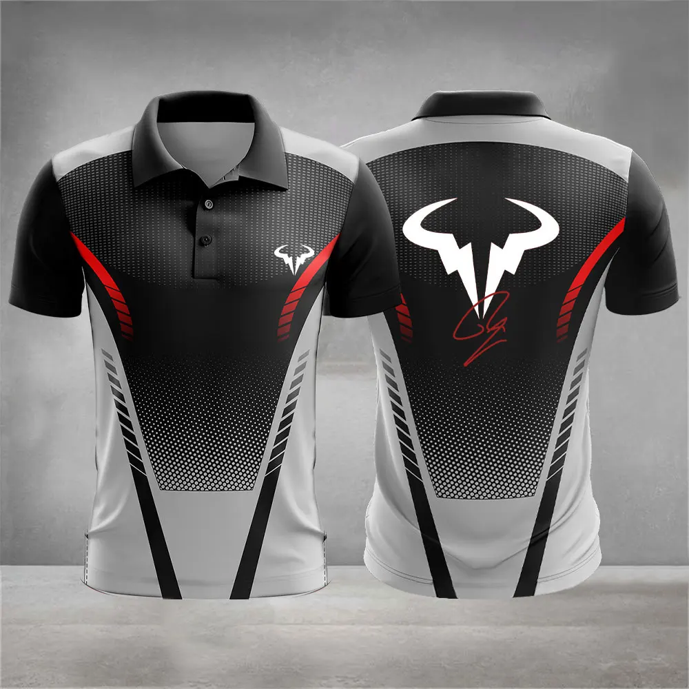 2024 Tennis Clothing Men's Short Sleeve POLO Shirt Fitness Short Sleeve Women's Badminton Clothing Outdoor Training Running Tops