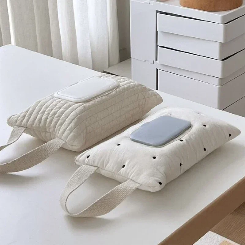 Baby Car-mounted Tissue Box Cute Baby Cart Paper Towel Bag Portable Removable Flip Tissue Box Diaper Bags Stroller Accessories thumbnail 2