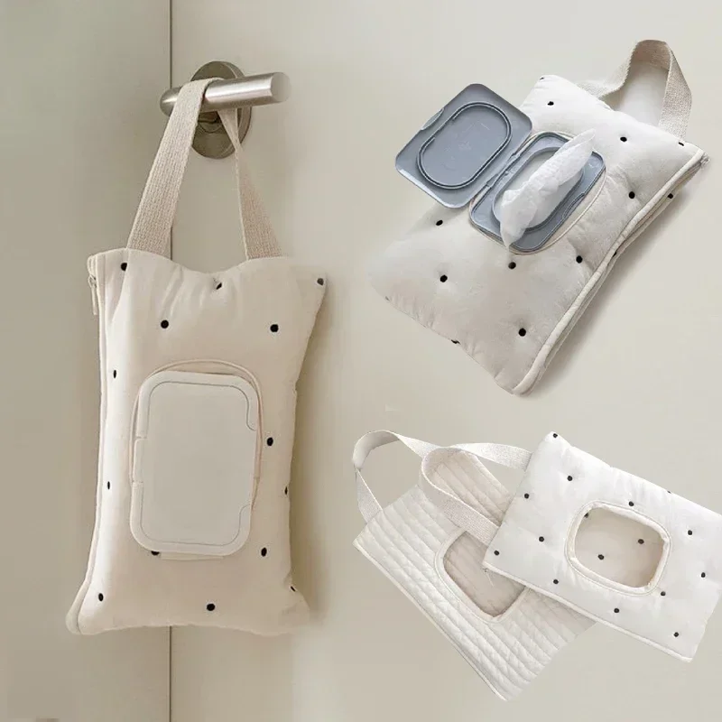 Baby Car-mounted Tissue Box Cute Baby Cart Paper Towel Bag Portable Removable Flip Tissue Box Diaper Bags Stroller Accessories thumbnail 6