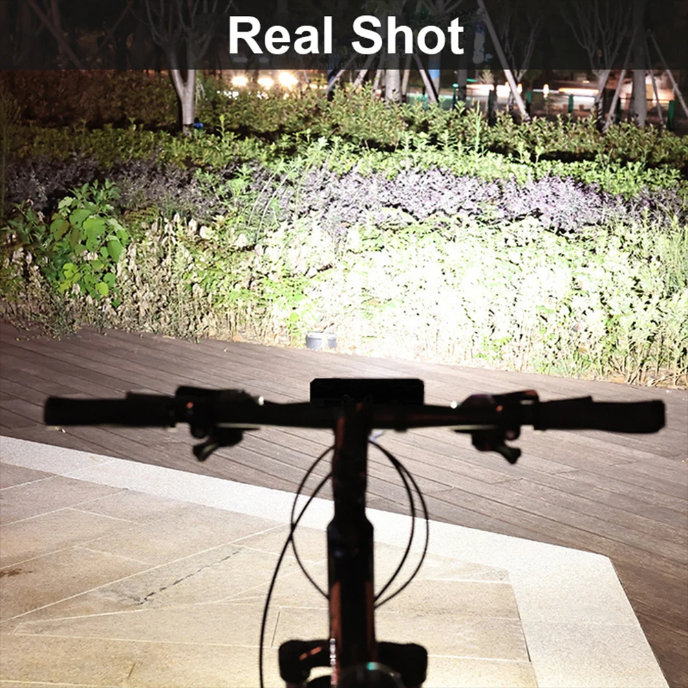 Fivemi 5Led MTB Bicycle Lights 10000MAH Rechargeable Bike Light Flashlight Outdoor Cycling Bike Accessories for Electric Scooter thumbnail 6