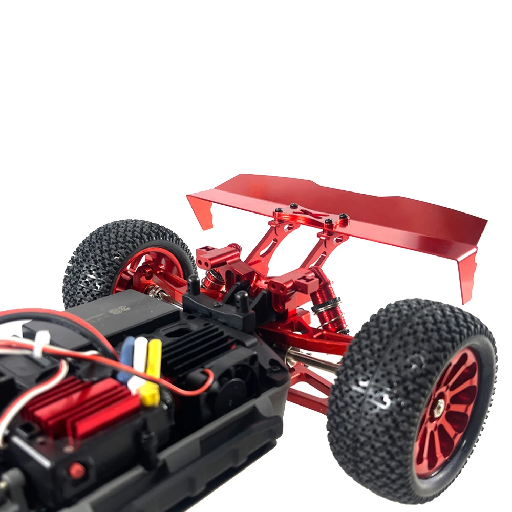RC Car Parts Metal Tail Wing For MJX Hyper Go 16207 H16PL Rear Spoiler Wing Upgrade Parts thumbnail 3