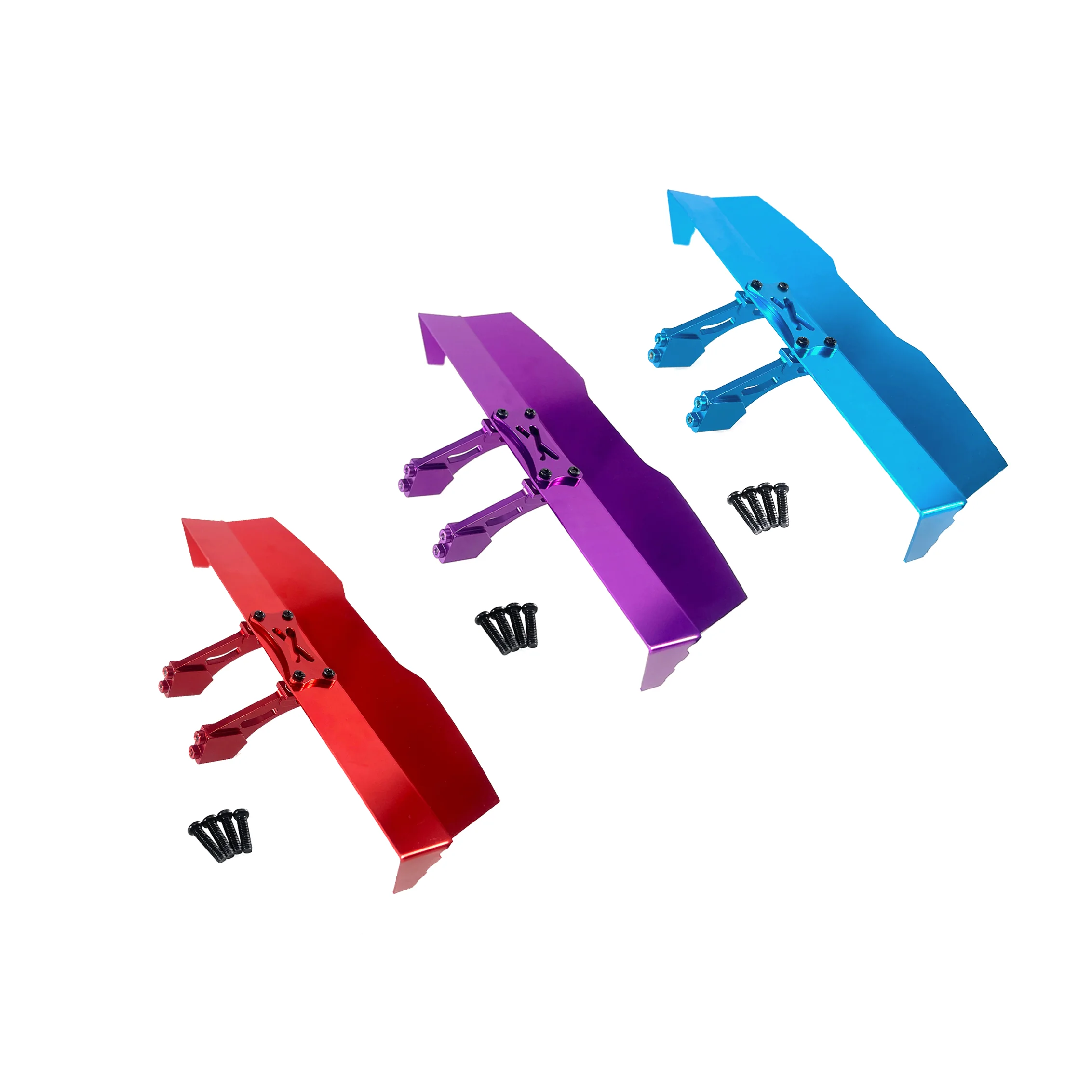 RC Car Parts Metal Tail Wing For MJX Hyper Go 16207 H16PL Rear Spoiler Wing Upgrade Parts thumbnail 4