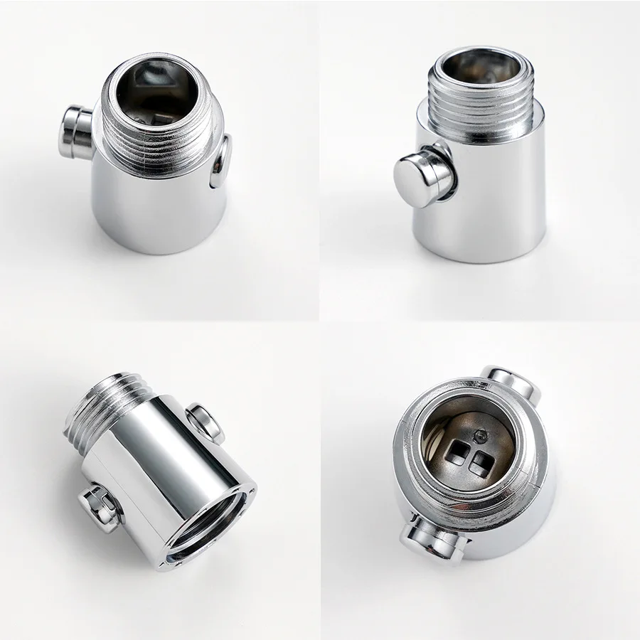 ABS Shower Head Arm Diverter Valves Bidet Sprayer Head Water Shut Off Angle Valve Flow Regulator Stop Switch Bathroom Accessory thumbnail 2