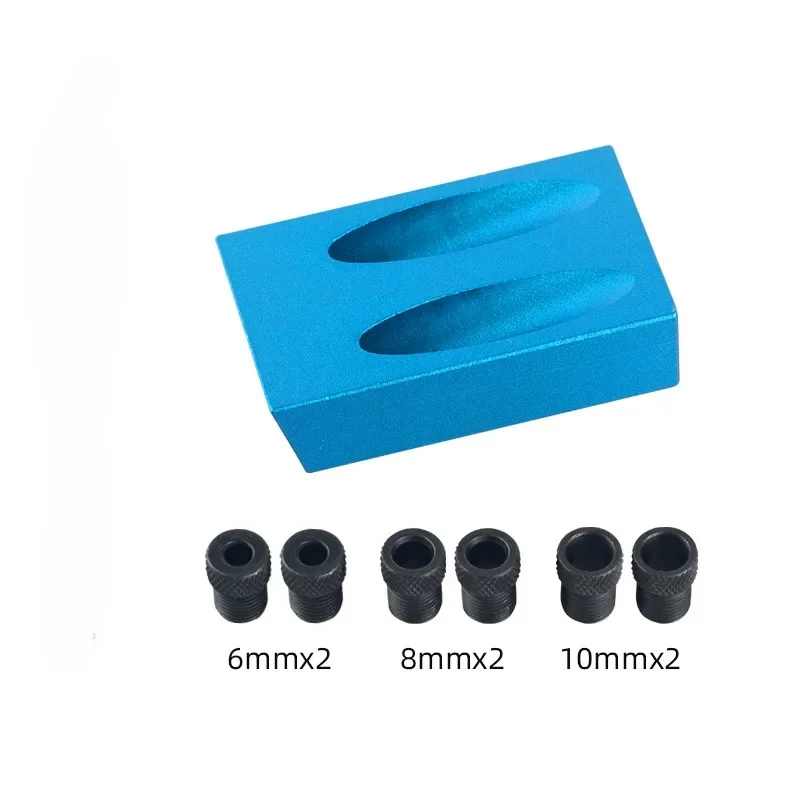 Woodworking Oblique Hole Drill Locator Pocket Hole Jig For Drilling 15 Degree Angle Drill Guide Sets DIY Puncher Carpentry Tools thumbnail 4