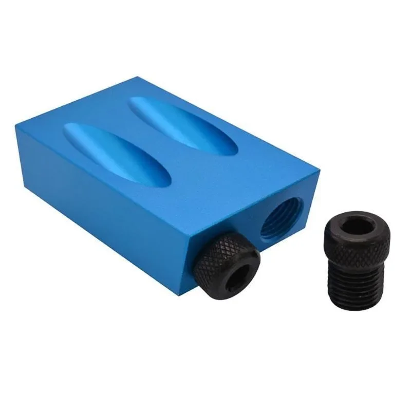 Woodworking Oblique Hole Drill Locator Pocket Hole Jig For Drilling 15 Degree Angle Drill Guide Sets DIY Puncher Carpentry Tools thumbnail 6
