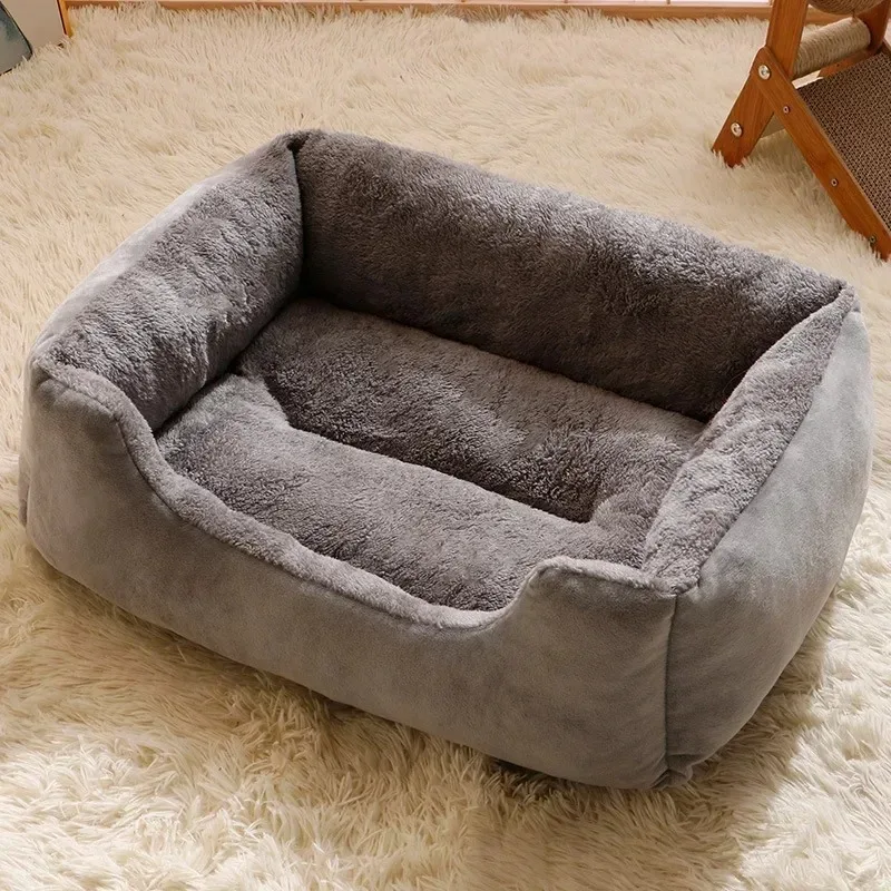 Bed for Cats Pet Products Cushions Kitten Winter Accessories Dog All Houses Supplies Things Accessory Habitats Basket House Beds thumbnail 4