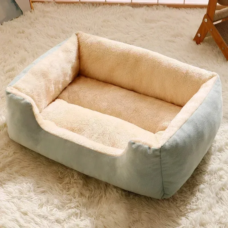 Bed for Cats Pet Products Cushions Kitten Winter Accessories Dog All Houses Supplies Things Accessory Habitats Basket House Beds thumbnail 5