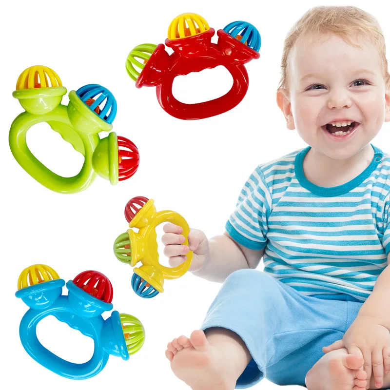 Newborn Baby Infants Rattles Toy Comfort Soothing Soother Sound Toddlers Kids Boys Girls Toys 0-3Y