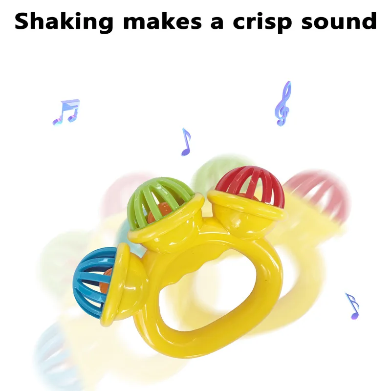 Newborn Baby Infants Rattles Toy Comfort Soothing Soother Sound Toddlers Kids Boys Girls Toys 0-3Y thumbnail 4