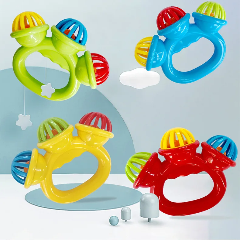 Newborn Baby Infants Rattles Toy Comfort Soothing Soother Sound Toddlers Kids Boys Girls Toys 0-3Y thumbnail 2
