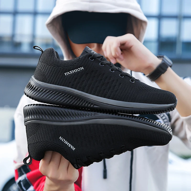 Men Casual Shoes Lace-up Men Shoes Lightweight Comfortable Breathable Walking Sneakers Tenis masculino Zapatillas Hombre thumbnail 3