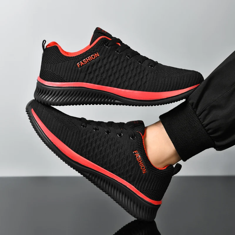 Men Casual Shoes Lace-up Men Shoes Lightweight Comfortable Breathable Walking Sneakers Tenis masculino Zapatillas Hombre thumbnail 6