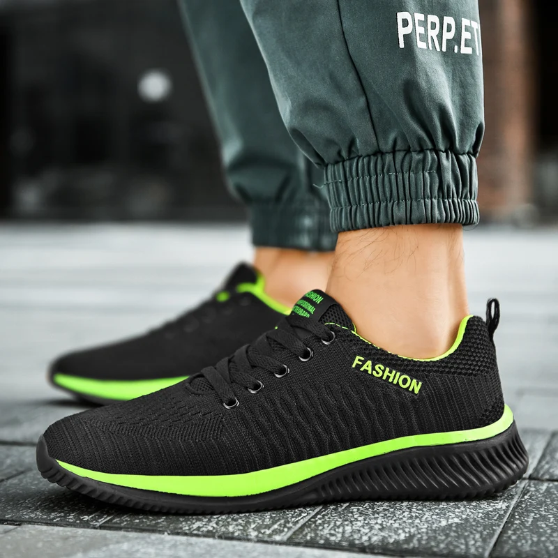 Men Casual Shoes Lace-up Men Shoes Lightweight Comfortable Breathable Walking Sneakers Tenis masculino Zapatillas Hombre thumbnail 5
