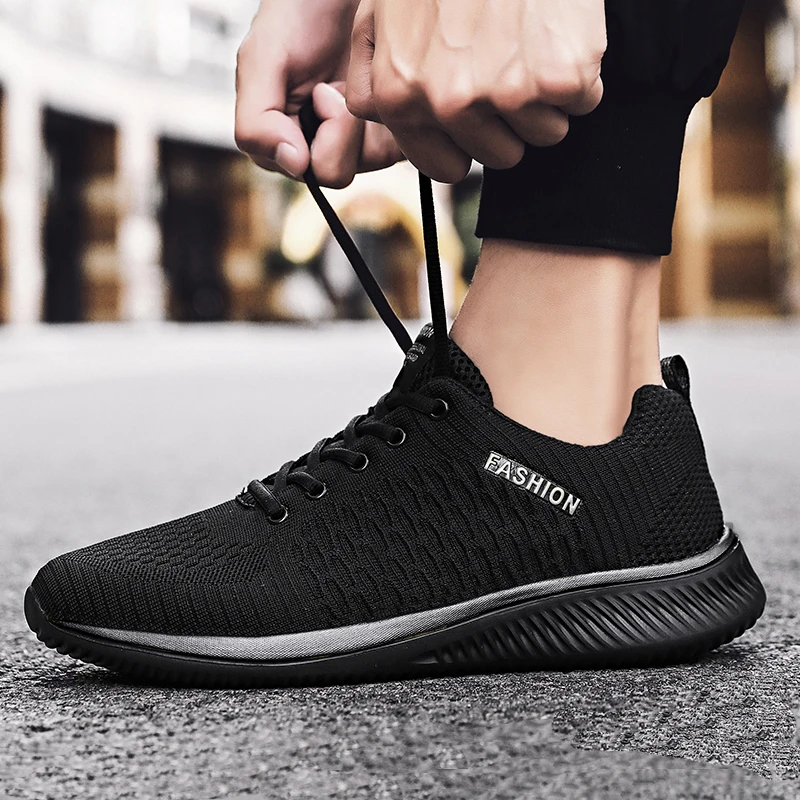 Men Casual Shoes Lace-up Men Shoes Lightweight Comfortable Breathable Walking Sneakers Tenis masculino Zapatillas Hombre thumbnail 2
