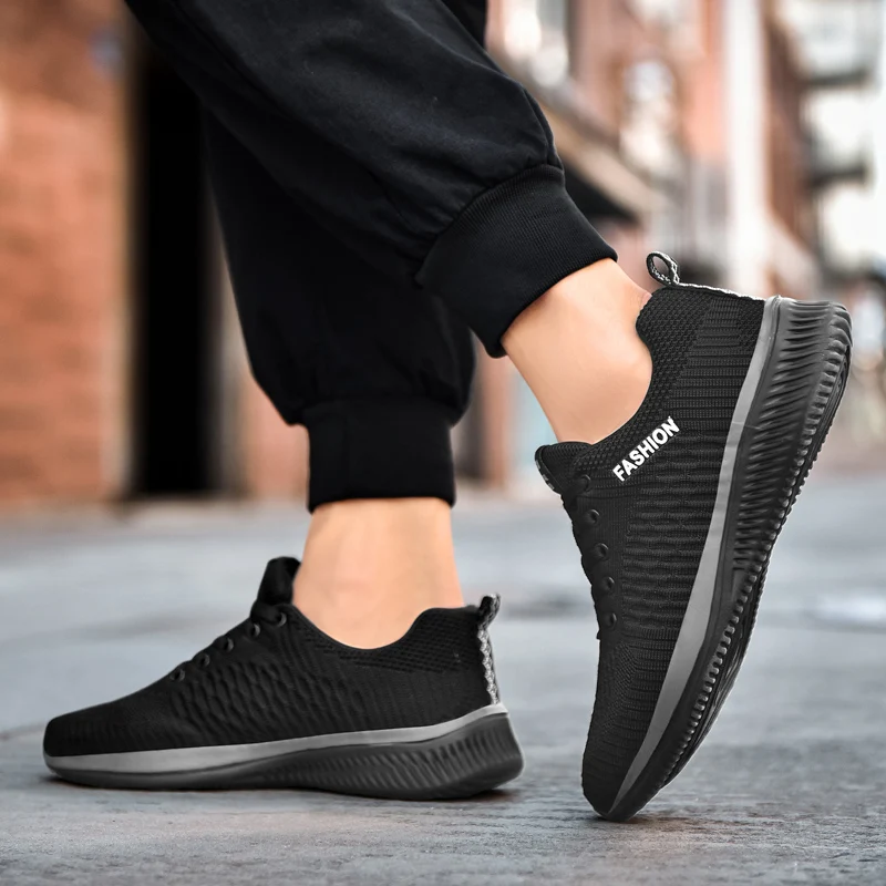 Men Casual Shoes Lace-up Men Shoes Lightweight Comfortable Breathable Walking Sneakers Tenis masculino Zapatillas Hombre thumbnail 4