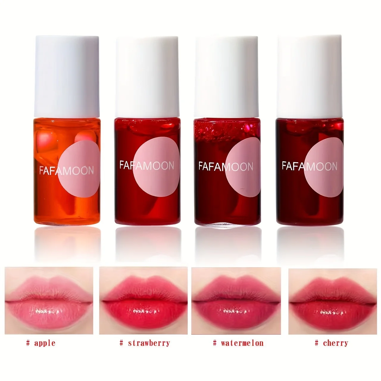 Fruity Lip Tint Water Gloss Tint, Moisturizing Waterproof Liquid Lipstick, Non-Stick, High Pigment, Long-Lasting Vibrant Colors thumbnail 6
