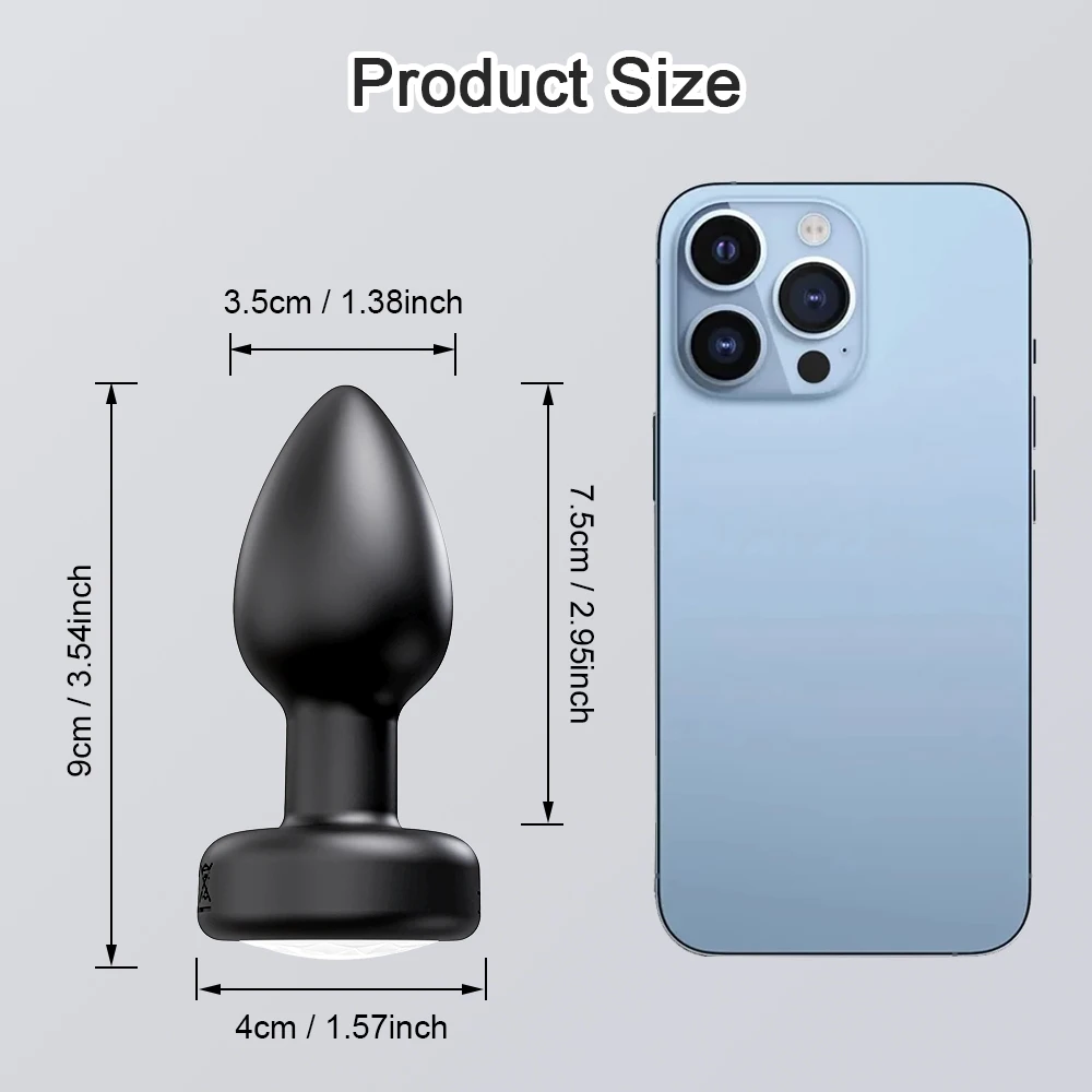 Sex Toy Anal Plug Vibrator Gay Butt Plug Big Dildo Anal Plug Masturbation Tools APP Control Adult Erotica Products Anal Toy thumbnail 4